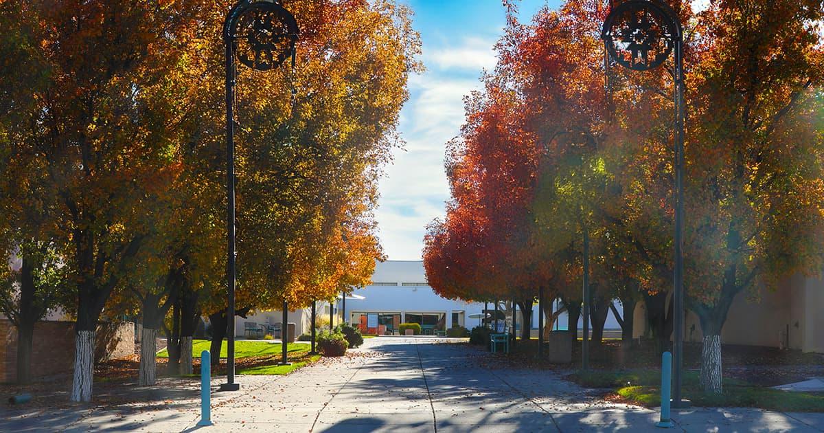 San Juan College Campus during Fall.